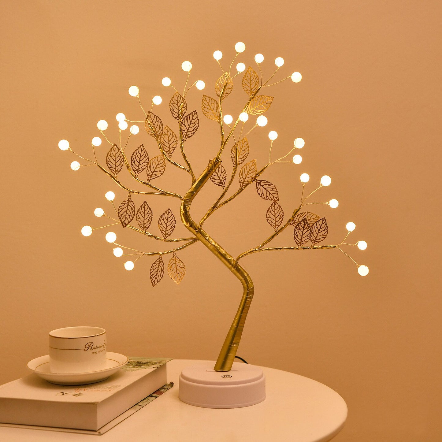 Tabletop Tree Lamp with Decorative LED Lights