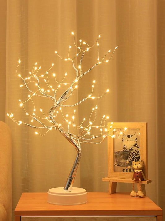 Tabletop Tree Lamp with Decorative LED Lights